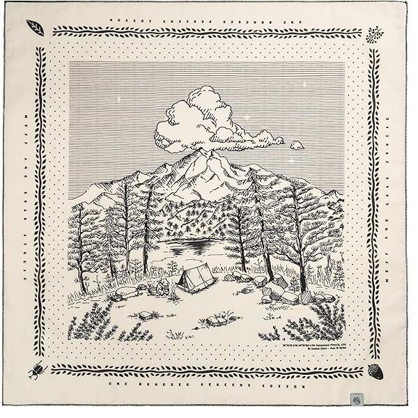 VINTAGE BANDANNA USA製 生成り白 トリコロール 2枚セット Bandana ヴィンテージバンダナ 白 USA製 | DUFF